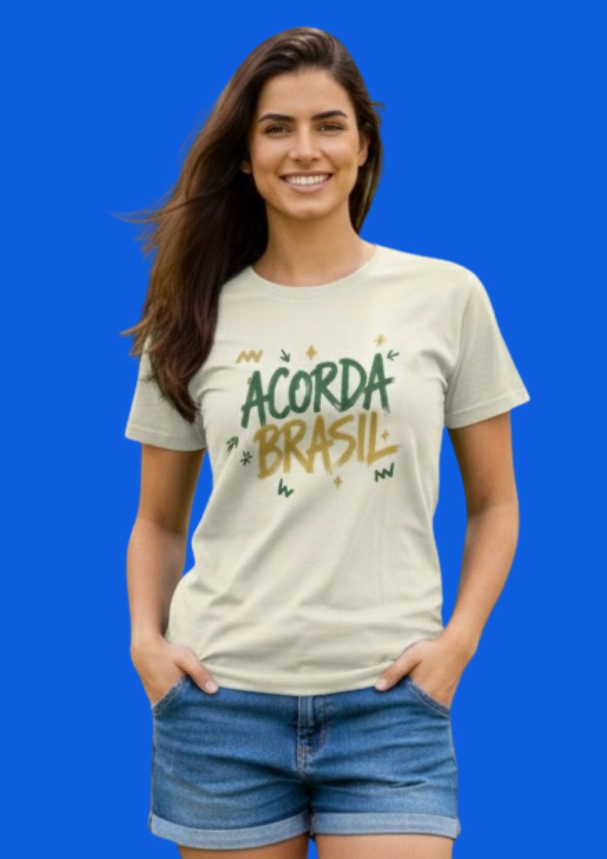 Camiseta Feminina VD Acorda Brasil