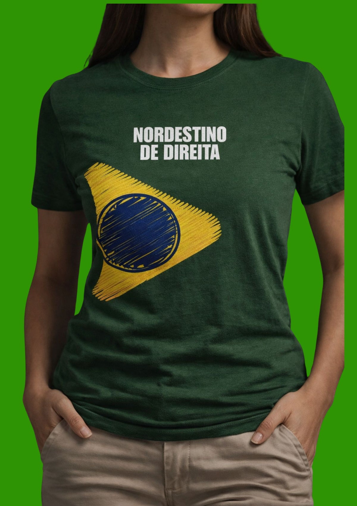 Camiseta Feminina VD Bandeira