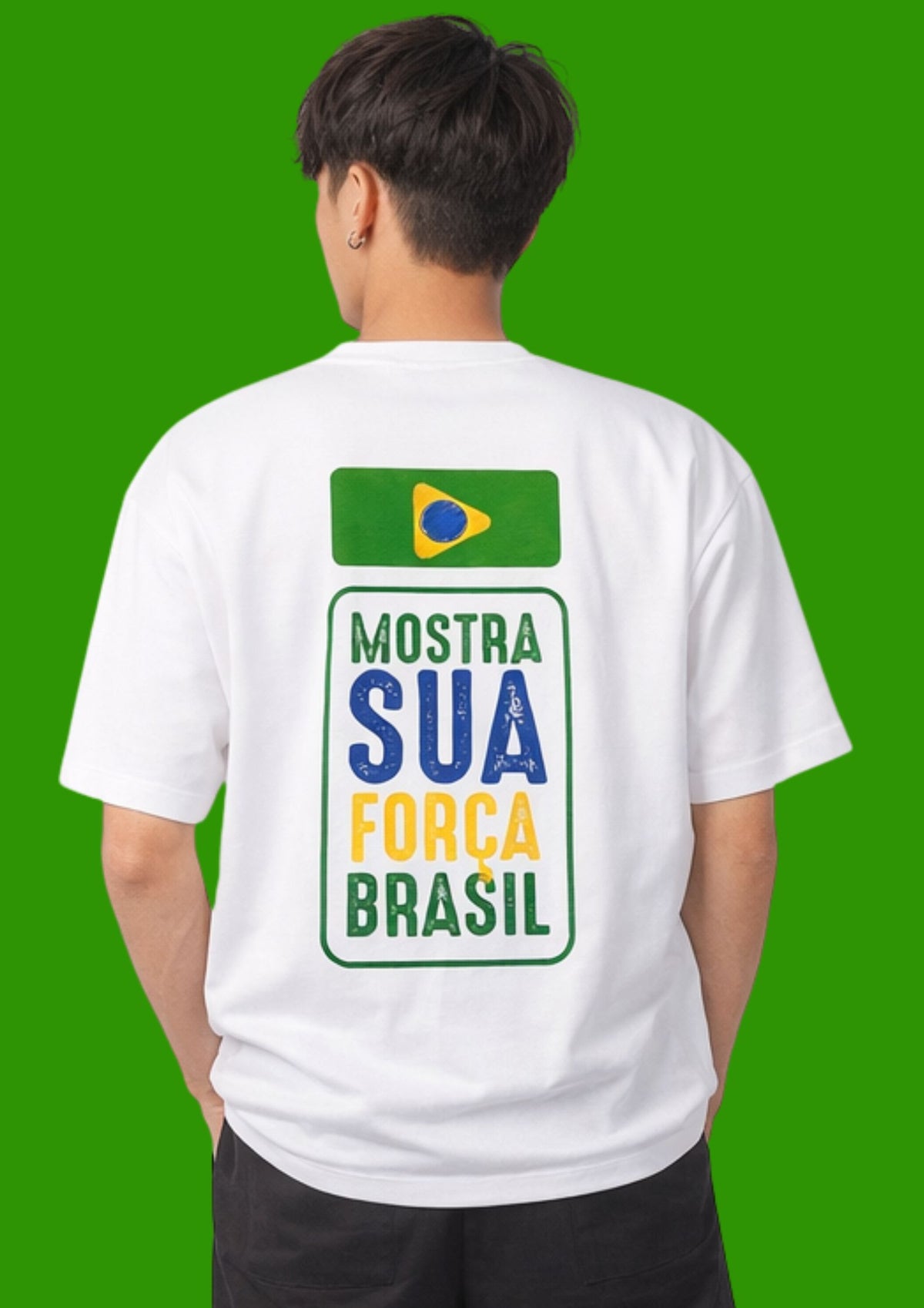 Camiseta Masculina Mostra Sua Força